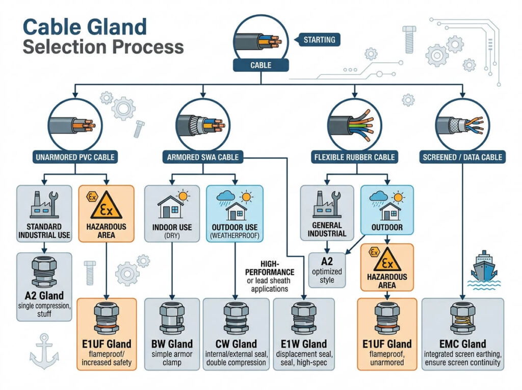 Cable Gland Selection Process