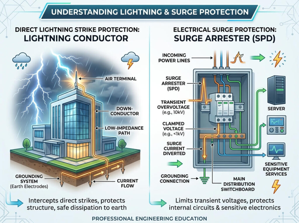 Lightning Conductor and Arrester